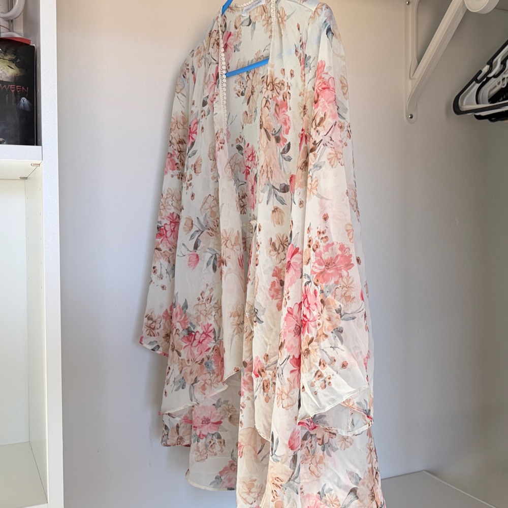 Floral Sheer Kimono
